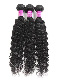 Recommend Brazilian Virgin Hair Vendors Silky Deep Wave Human Hair Weave Bundles Peruvian Indian Malaysian Hair Extensions 8738795