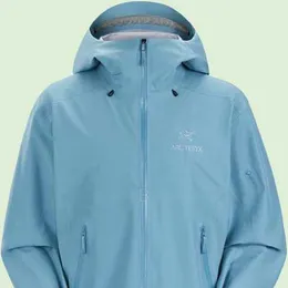 Designer Aarcterys Giacca da uomo con cappuccio Aarcterys AArchaeopteryxs Beta Lt Cappotto leggero e sottile impermeabile per esterno Rush Shell rigido da uomo e da donna Trendy Outdoor MA4L