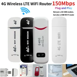 Kontroller Portable Wireless LTE WiFi Router 4G SIM Card 150Mbps USB Modem Pocket Hotspot Dongle Mobile bredband för hem WiFi -täckning