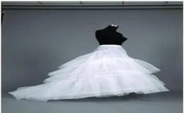 Aline Wedding Dress Petticoats Justerbara storlekar Crinoline Bridal Accessories Underskirt för Wedding Prom QuinCeanera Dresses7465452