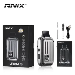 Original Anix Uranus Portable Dry Herb Vaporizers 2200mAh OLED SCREEN MAGNETISK TOP DRY HERBAL STEAM ANVÄNDNING HUGO VAPOR VAPE PEN