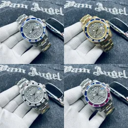 Luxusuhr für Damen, Faltschließe, versilbert, bunter Kristall, AAA-Uhr, hochwertiges mechanisches Uhrwerk, 40 mm, Edelstahl, Automatikuhr, Uhren SB071 C4