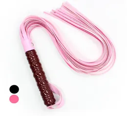 BDSM Sex Long Leather Whip Flogger Ass Sculacciata Bondage Slave SM In giochi per adulti per coppie Fetish Sex Toys per donne Uomini4974140