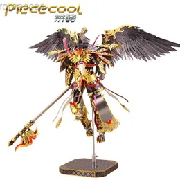 3D Puzzles MMZ MODELO Piececool 3D Metal Puzzle Mitologia Garuda Modelo Kits DIY Corte A Laser Montar Jigsaw Brinquedo Presente Para Adulto 240314