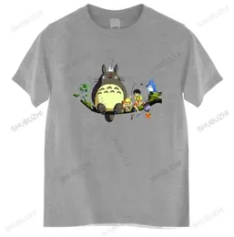 Meu vizinho Totoro Studio Ghibli Camiseta doce desenho animado anime roupa tendência de verão unissex gola redonda manga curta camiseta para homens 22354574