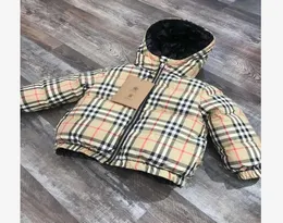 A082 Luxus Baby Jungen Daunenjacke Baby Jungen Kapuzenmantel Kinder Kleidung Warme Dicke Jacken Baby Mädchen Jungen Kleidung Doppelseitige 4961732