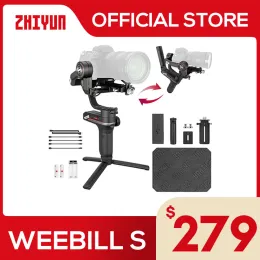 Köpfe Zhiyun Offizieller Weebills Kamera Gimbal 3AXIS Bildübertragung Stabilisator für spiegellose Kamera OLED -Display Handheld Gimbals