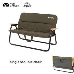 가구 모비 정원 야외 캠핑 폴딩 싱글 및 더블 의자 휴대용 레저 의자 등받이 알루미늄 합금 의자 게으른 의자 YM