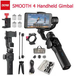 Heads Zhiyun Smooth 4 3Axis Handheld Smartphone Gimbal Stabilizer for iPhone Xs Max X 8 7 Samsung S9 S8 Action Camera Vlog Live