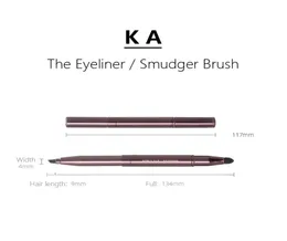 KevynAucion The Eye Liner Smudger Pennello per trucco retrattile Portatile da viaggio per sopracciglia Lash Liner Definer Pennello per cosmetici Strumenti7672207