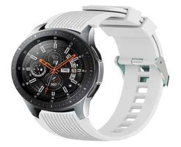 Samsung Galaxy Watch 46mm Gear S3 Classic Waterfoof Wristband for Ticwatch Pro Amazfit Gtr 47M3598243用22mmソフトシリコンウォッチバンド