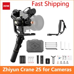 Heads Zhiyun Crane 2s Crane 2 3Axis Handheld Gimbal Stabilizer för Canon Nikon Sony Panasonic DSLR Cameras 80D 90D BMPCC 6K 5D3