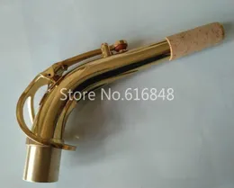 Sassofono di alta qualità Accessori per strumenti musicali Ottone Lacca dorata Sassofono contralto Bend Neck Sax Connettore 245mm9139579