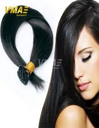 Pre Bonded Flat Tip Hair Extensions 1 Gram Strand Remy Human Keratin Hair 1830 inch Silky Straight Fusion Hair Extensions 100 str3702282