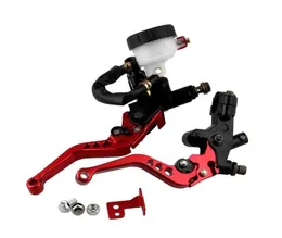 Universal cnc 78quot 22mm Motorcycle Clutch Brake Master Cylinder Reservoir Levers Kit Fluid Reservoir Set5264913