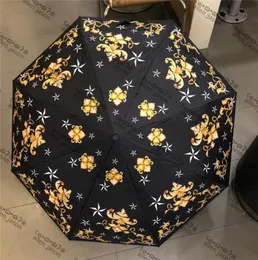 Windmill Theme Umbrellas Hipster Automatic Folding Designer Umbrellas Top Quality Outdoor Travel Luxury Multifunction Sun Umbrella7725605