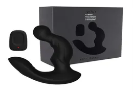 Levett Prostata-Massage Fernbedienung Anal Sexspielzeug für Männer Homosexuell G-Punkt Prostata-Massagegerät Doppelmotor Anal Vibrator Butt Plug Y4298461