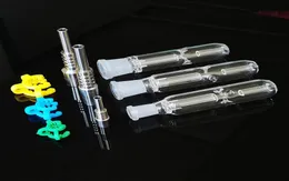 Nector Collectors Dab Straw Cool Mini Hand Pipes Titanium Nail Nector Collector Kit med 10mm 14mm 19mm Joint NC099094579