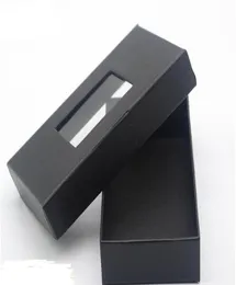 Klasyczne czarne krawatowe krawat krawat krawat pudełka prezentowe Men039s Pakowanie Pakowanie Wyświetlacz Etupy 4 style okno TOP SN2076625880