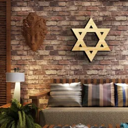 Signs Star of David wooden wall decor,decoration for living room,kitchen,bedroom,entryway,garage,office,symbol,Jewish Magen Hebrew