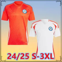 24 25 Chile Futebol Jerseys Chileno 2024 Torcedores Versão Jogador Vidal Alexis Sanchez Felipe Medel Erick E.vargas Homens Kids Kit Camisas de Futebol Salas Zamorano Sierra