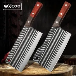 Knives Forged Kitchen Chopping Knife Stainless Steel Slicing Knife Meat Cleaver Bone Butcher Chef Sharp Cutting Fish BBQ Tool