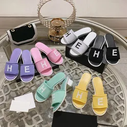 Designer Slippers Women Shoes Letter - Chic and Personalized Footwear for Everyday Style