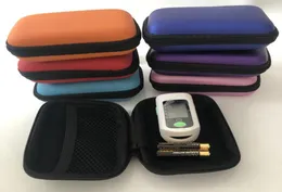 Färgglad fingeroximeter hårt EV Portable Case Protecive dragkedja påse Travlådan Båda för fingertopp Pulsoximeter hörlurar C9707602
