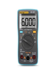 Zotek ZT101 Dijital Multimetre 6000 Geri Sayım Işık ACDC Ammetre Voltmetre Ohm Frekans Diyot Sıcaklığı1268036