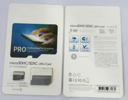 DHL 16GB32GB64GB128GB256GB Pro Micro SD 카드 Class10Tablet PC TF 카드 C10CAMERA 메모리 CardsDXC 카드 90MBS5339101