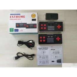 Lettori di giochi portatili Mini Tv Av Out può memorizzare 620 console wireless Video portatili per console di gioco Nes con scatole al dettaglio Drop Delive Ot7T1