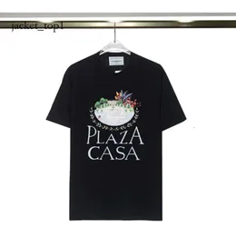 Casablanca Mens Womens DesignerTシャツLuxe Tshirt Men Luxury Shirt for Men Top Exteized Tee Casablanc Sh​​irt Casa Blanca Clothing Fashion Summer 6125