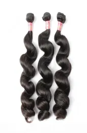 Bella Hair 830INCH 100 인도의 처리되지 않은 처녀 인간 머리 익스텐션 자연스러운 색상 느슨한 파도 머리 bundles3692041