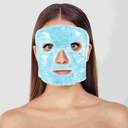 Garrafas de armazenamento 1 conjunto de máscara de gel reutilizável resfriamento de gelo flexível facial prático olho para mulheres