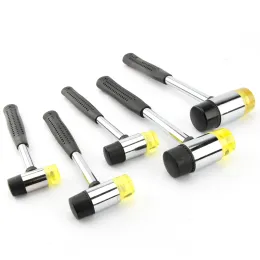 Hammer Double Face Tap Rubber Hammer 25mm 30mm 35mm 40mm 45mm Multifunctional Glazing Window Beads Hammers Nylon Head Rubber Mallet