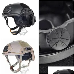 Equipamento de proteção para skate Novo capacete tático marítimo Fma Abs De / Bk / Fg Capacete Airsoft para Paintball Tb815 / 814/816 Ciclismo Drop Del Dhuw3