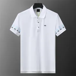 92 New Fashion London England Polo Camicie Uomo Designer Polo High Street Ricamo Stampa T-shirt Uomo Estate Cotone T-shirt casual # 184