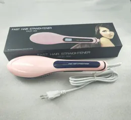 FAST Hair Straightener brush Straight Styling Tool NASV Beautiful star Flat Iron Electronic comb straighteners HQT9061453151