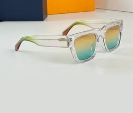 Kwadratowe okulary przeciwsłoneczne kryształowe/żółte do zielonego obiektywu letnie słoneczne słonety narcyzus sonnenbrille mody uv400 okulary