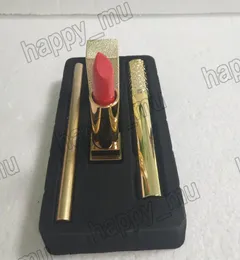 مجموعة مكياج جديدة للعلامة التجارية 3PCSSESS Mascara Lipstick Eyeliner 3 in 1 Set 2 Styles Set AB Cosmetics DHL 5840656