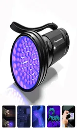 High quality 51LED UV Light 395400nm LED UV Flashlight torch light lamp safety UV detection AAA battery6542263