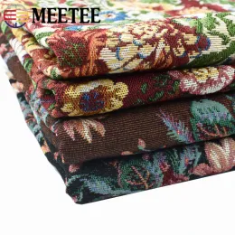 패브릭 50/100*150cm Meetee 21S 폴리 에스테르 자카드 패브릭 Yarndyed DIY 수제 의류 Hometextile Luggage Decor Sewing Accessories