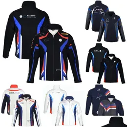 Vestuário de motocicleta 2022 Motorsport Jacket Motorrad Racing Zip Algodão Hoodie Outdoor Sports Casual Hoodies Inverno Quente Hooded Sweatshir Otskb