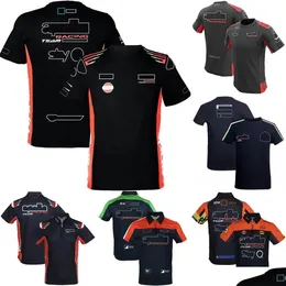 Motosiklet kıyafetleri 2023 Moto Racing Team T-Shirt Yeni Motokros Forması Yaz Off-Road Mens Rahat Gömlek Gevşek Hızlı Kuru Üst Damla Deliv OT6ov