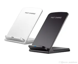 10W QI Wireless Charger Fast Charging Stand Pad för 2021 Smart Mobile Phones S21 Note2011399