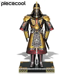 3D Puzzles Piececool 3D Puzzles Helmet and Armor Set DIY Toys for Adults Jigsaw Metal Models Kit Christmas Gifts Home Docor 240314