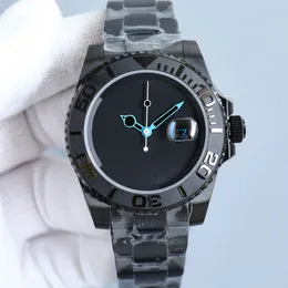 Herrenuhren, Designer-Luxusuhren, 40 mm, automatisches mechanisches 2836-Uhrwerk, anthrazitfarbene schwarze Uhren, wasserdichte Business-Armbanduhr mit Edelstahlarmband