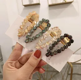 INS Crystal Fashion Kids Hair Clips Glisten Girls BB 클립 디자이너 헤어 액세서리 어린이 Barrettes Princess Kids Hairclips A41607228