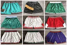 Shorts de basquete masculino vintage, pantaloncini da basket, esportivo, calças curtas universitárias, branco, preto, vermelho, roxo, verde, sizes2xl7728934
