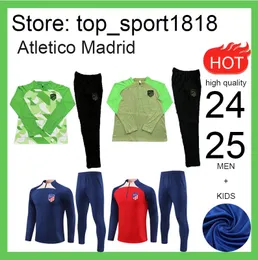 2023 2024 البالغين من الذكور والأطفال Madrid Tracksuit Chandal Futbol Succer Suit 22 23 24 Atletico Tracksuit